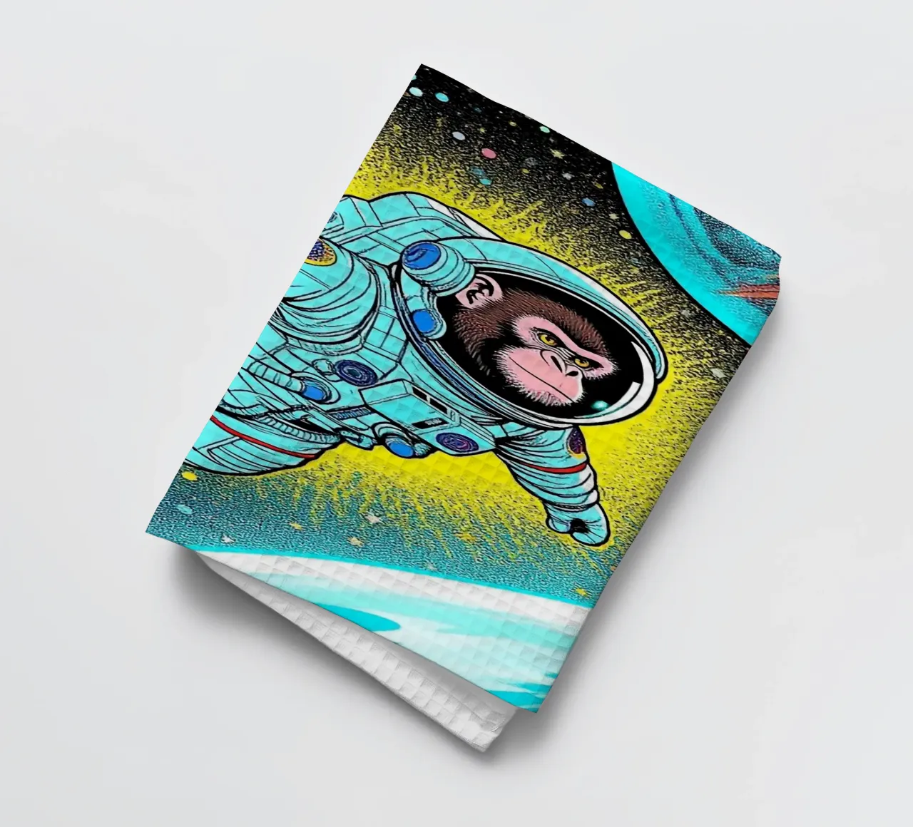 Monkey Astronaut canovaccio da cucina da knowledge