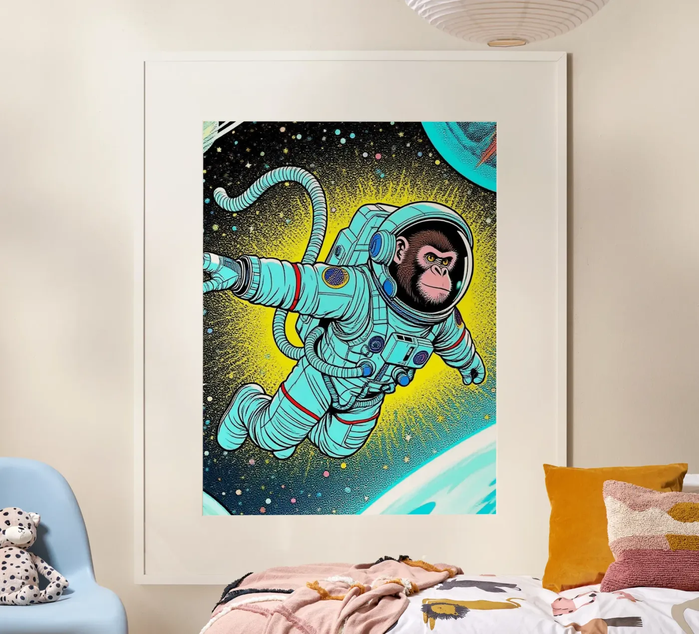 Monkey Astronaut poster da knowledge
