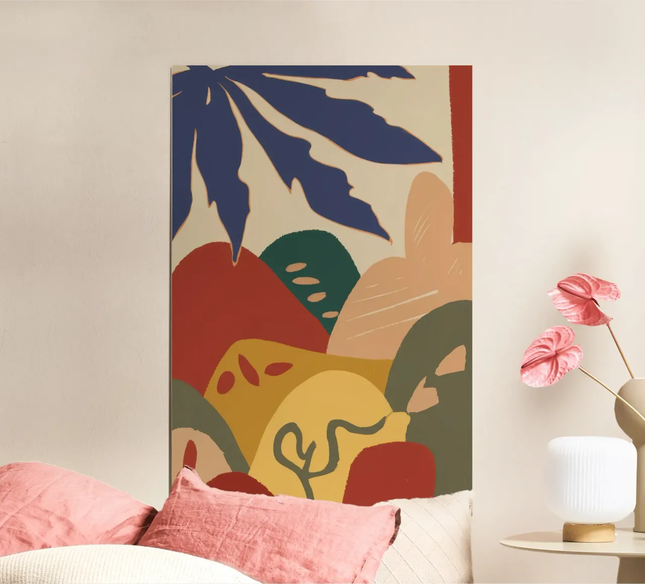 Forme astratte di terra poster da Sure Paint