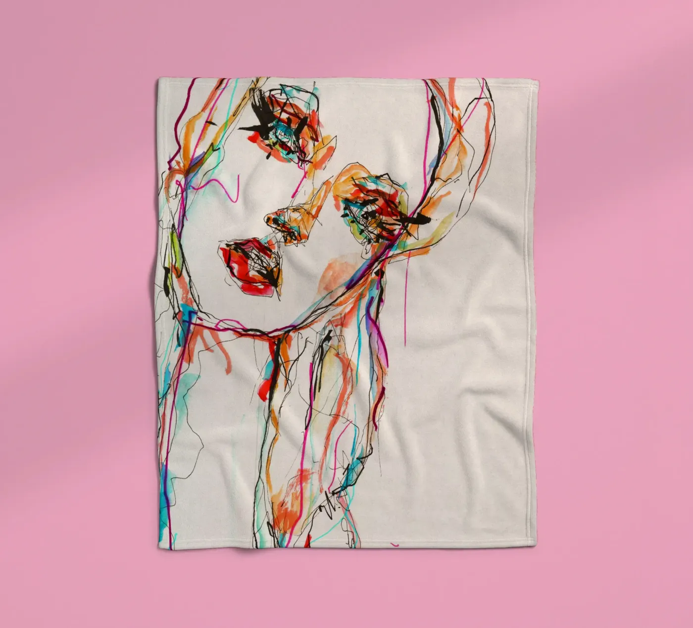 meggie fleece blanket by k i m