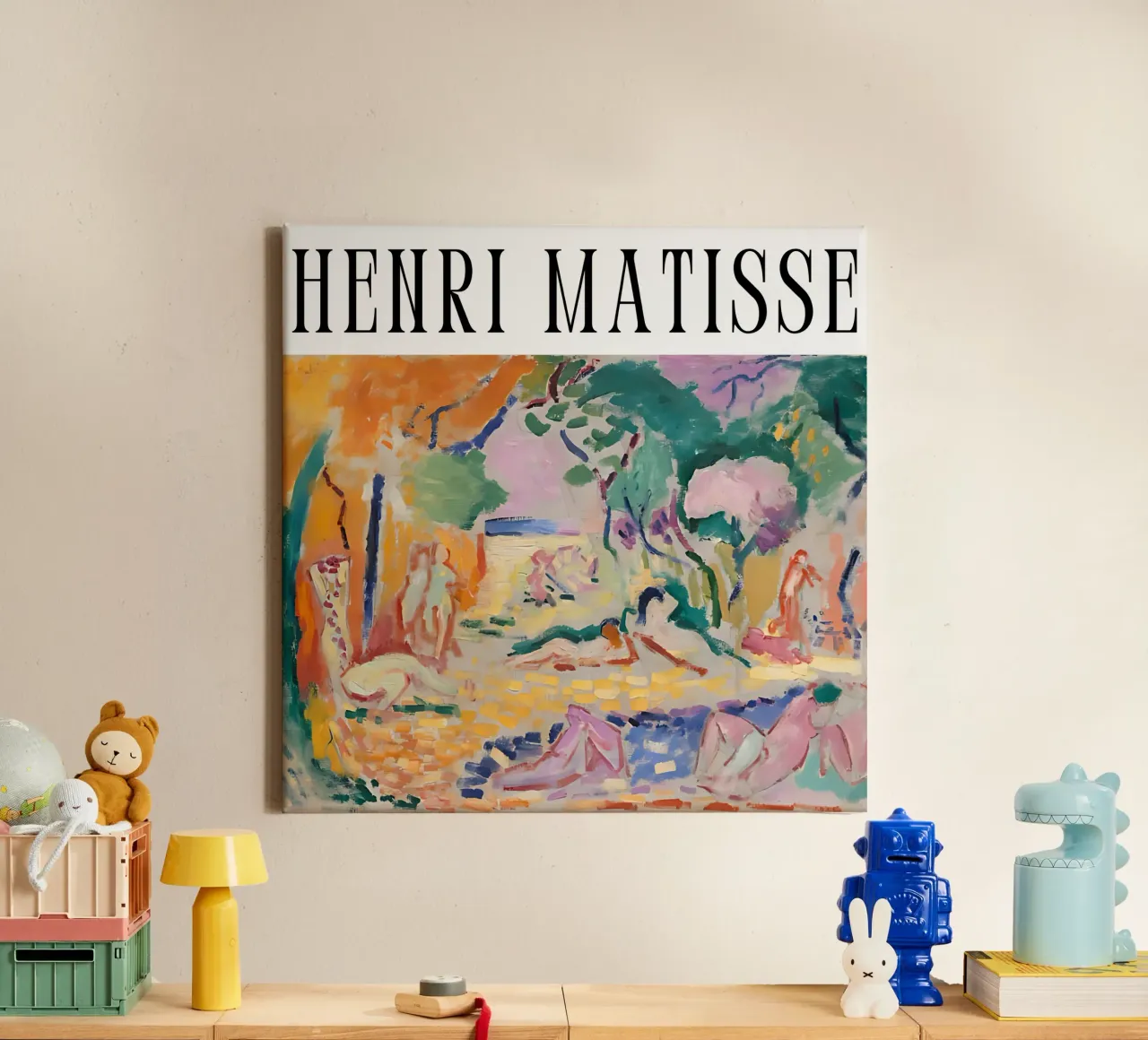 Henri Matisse art 1 canvas with Floater frame by domherrick1