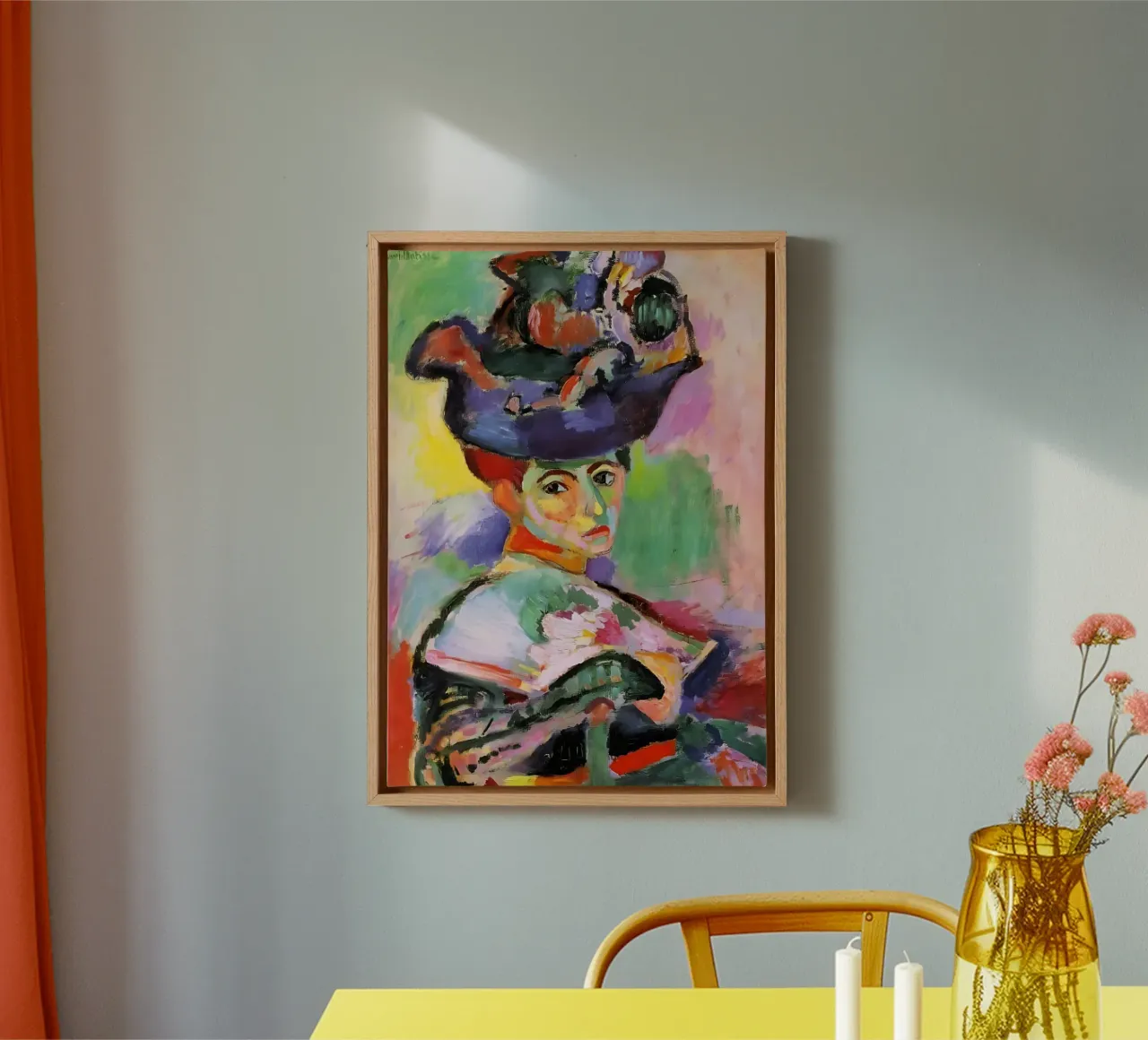 Henri Matisse kunst 6 canvas met Baklijst van domherrick1