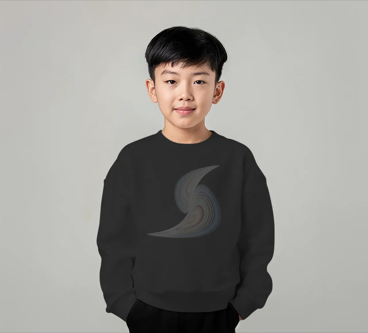 Time and Space felpa bambino da Angelo Cerantola