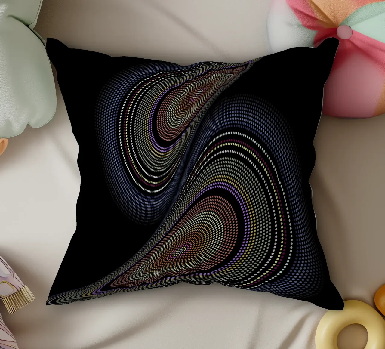 Time and Space cuscino da Angelo Cerantola