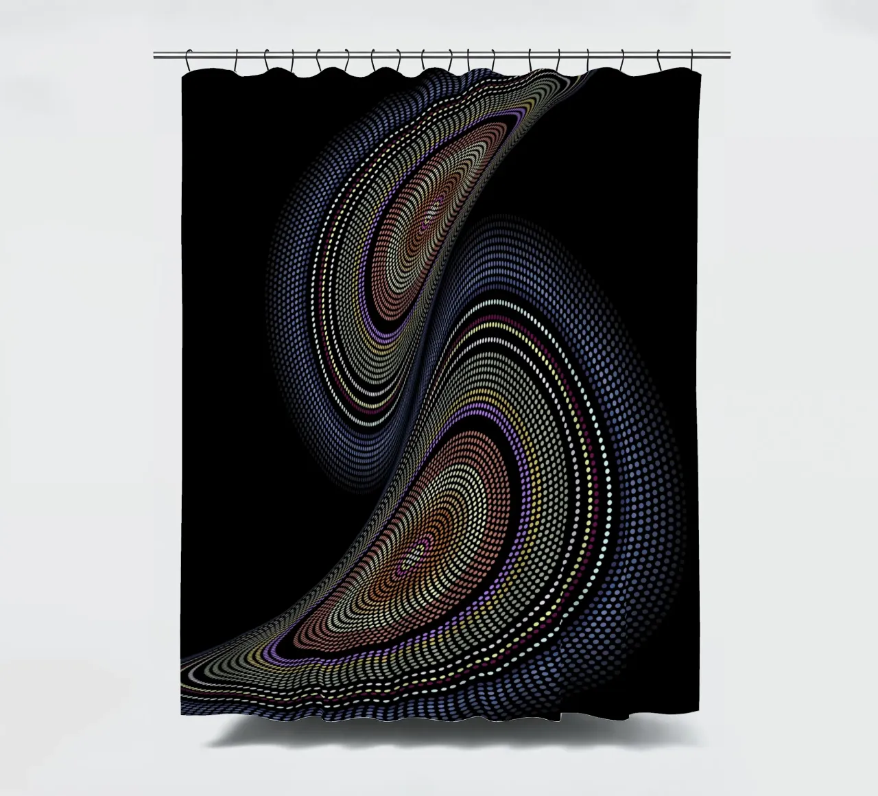 Time and Space tenda da doccia da Angelo Cerantola