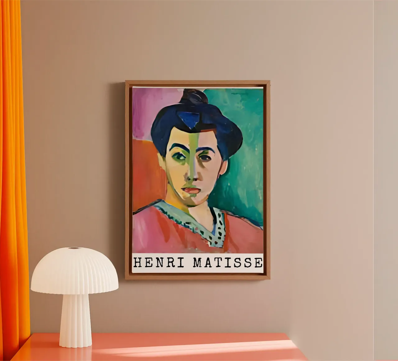 Henri Matisse art 7 canvas with Floater frame by domherrick1