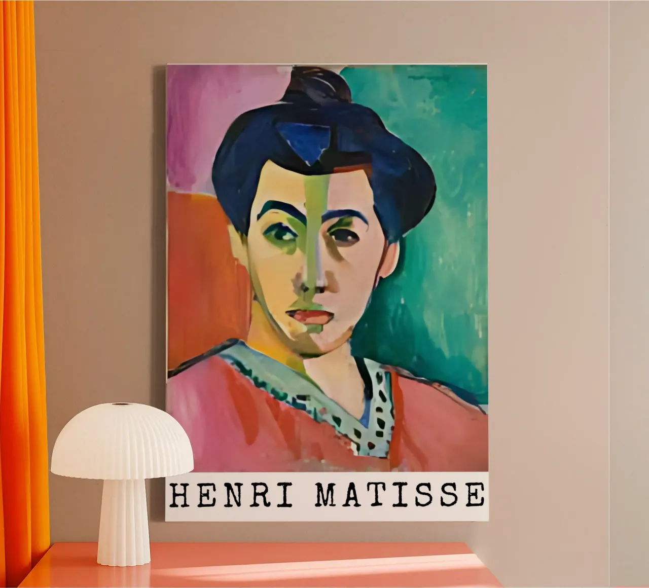 Henri Matisse art 7 canvas with Floater frame by domherrick1