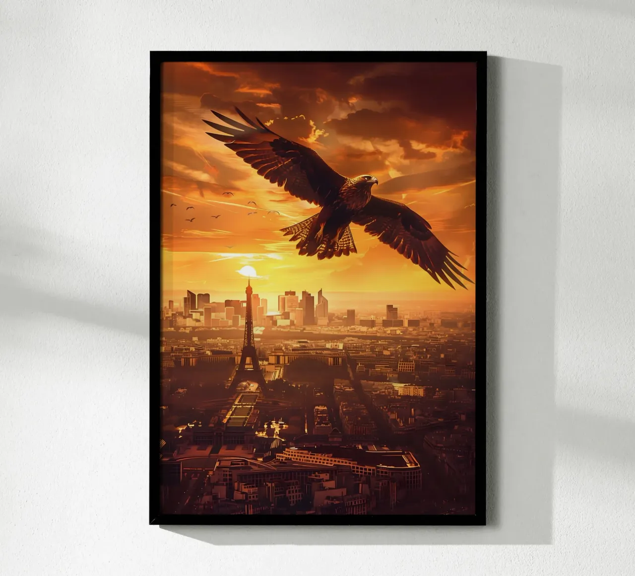 Aquila Parigi arte mistica e fantasy poster con telaio in plastica da WILD ART