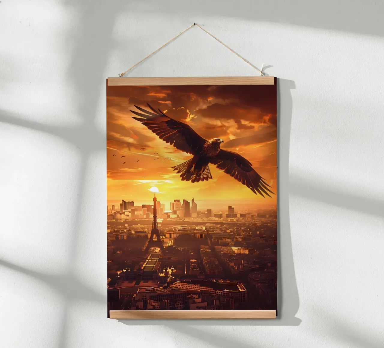 Aquila Parigi arte mistica e fantasy poster con telaio in plastica da WILD ART