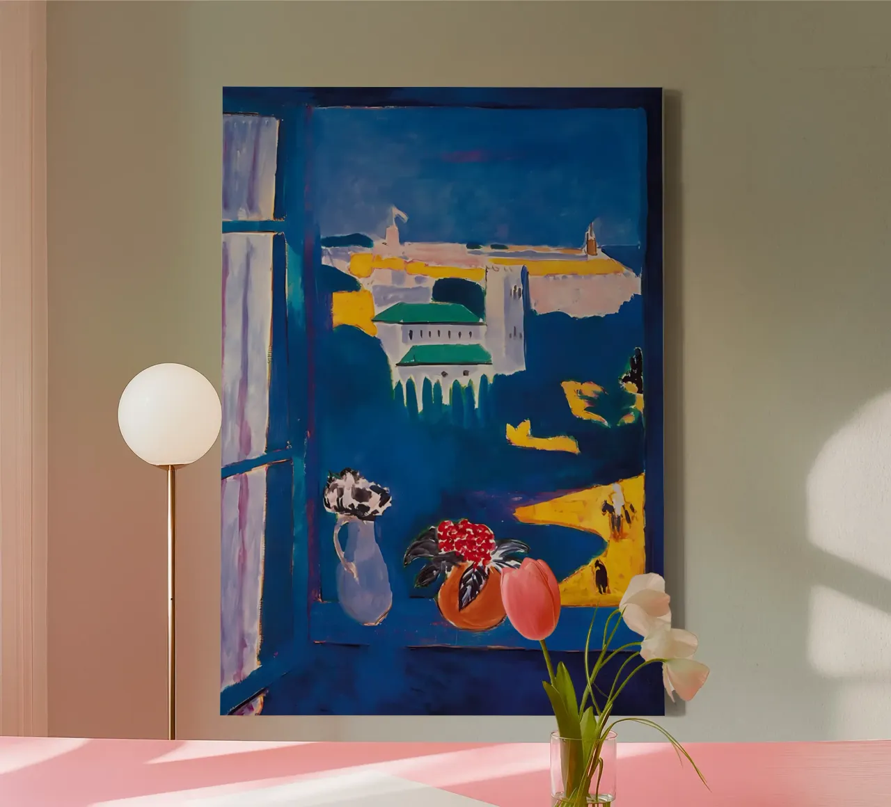 Henri Matisse kunst 8 canvas met Baklijst van domherrick1