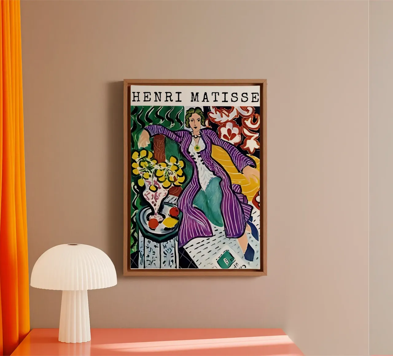 Henri Matisse 9 canvas with Floater frame by domherrick1