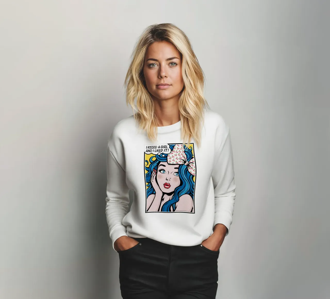 I Kissed a Girl - Draw Me A Song Project sudadera de Nour Tohme