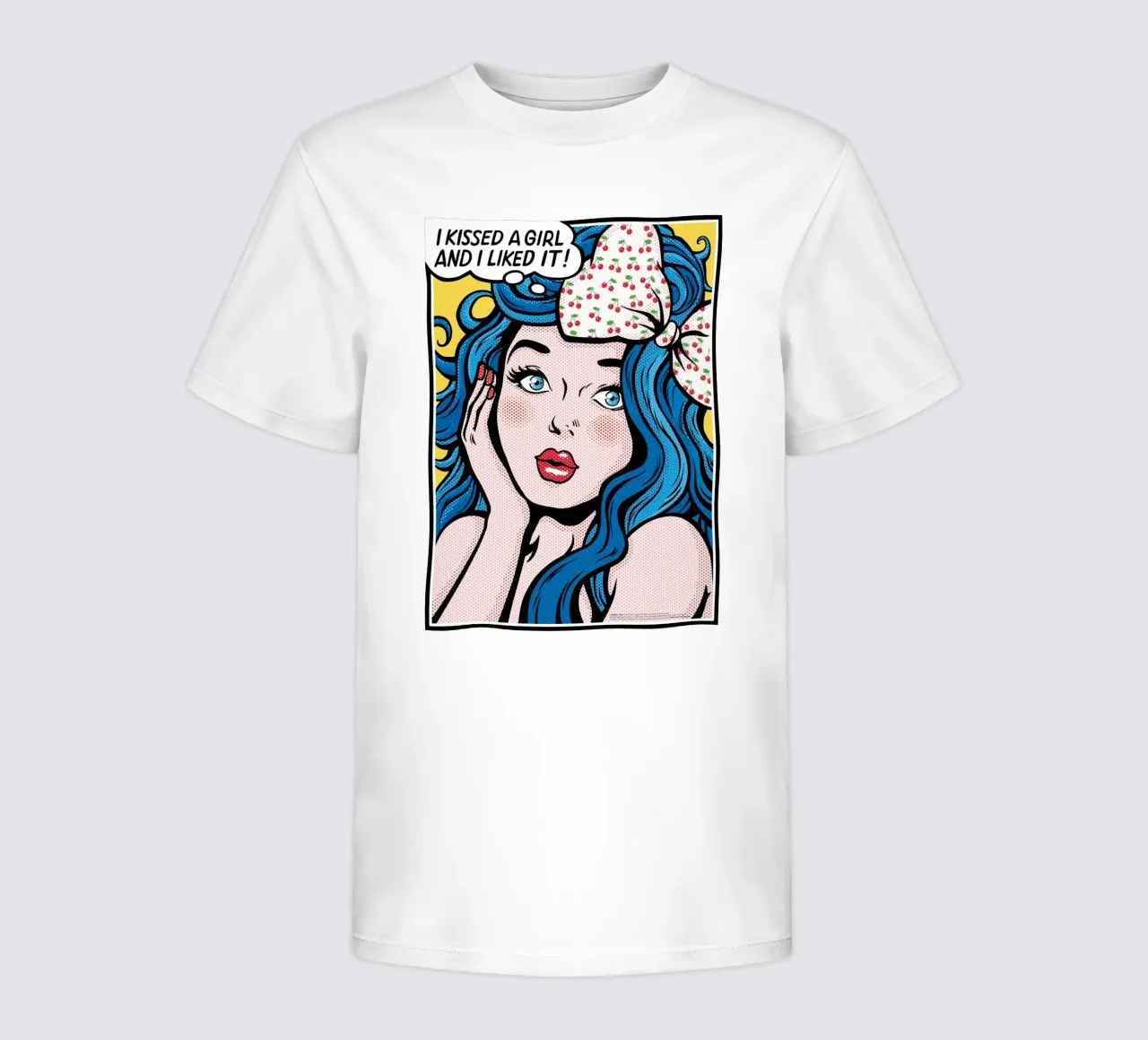 I Kissed a Girl - Draw Me A Song Project kids t-shirt by Nour Tohme