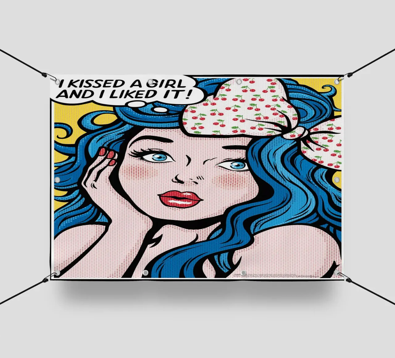 I Kissed a Girl - Draw Me A Song Project telo in pvc da Nour Tohme