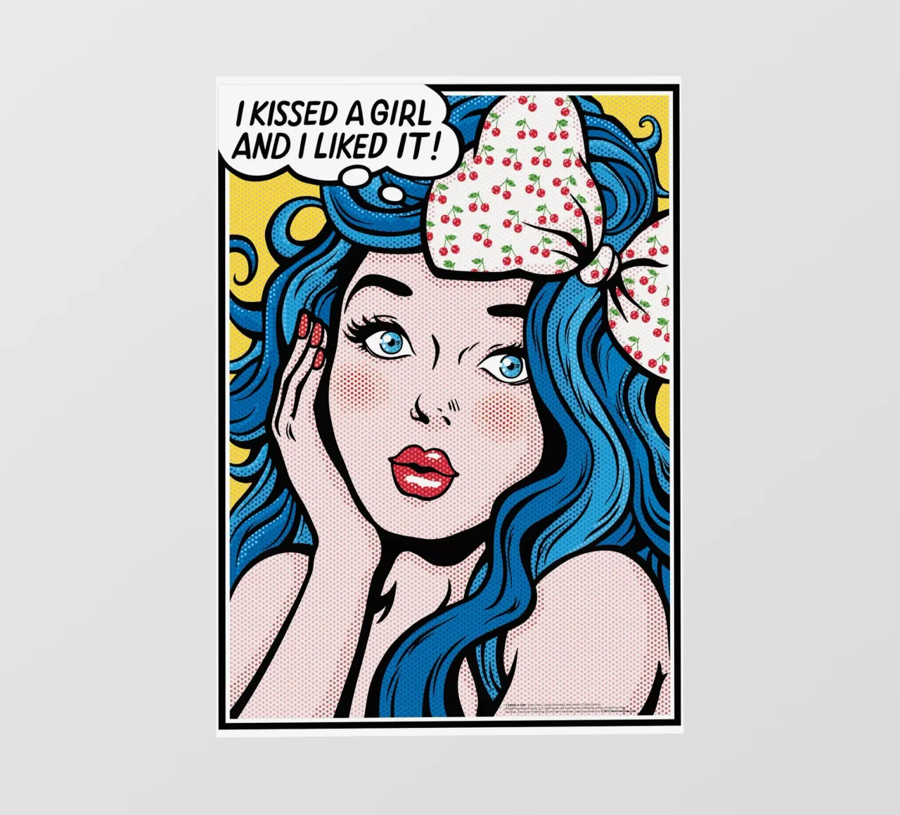I Kissed a Girl - Draw Me A Song Project telo in pvc da Nour Tohme