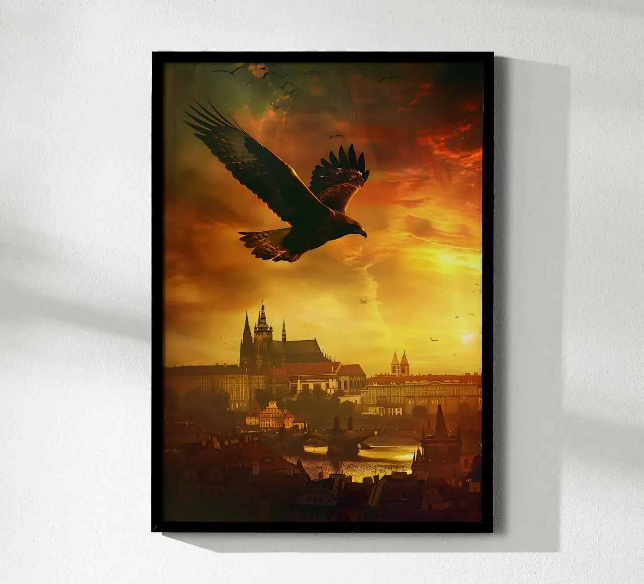 Aquila di Praga arte mistica e fantasy poster da WILD ART