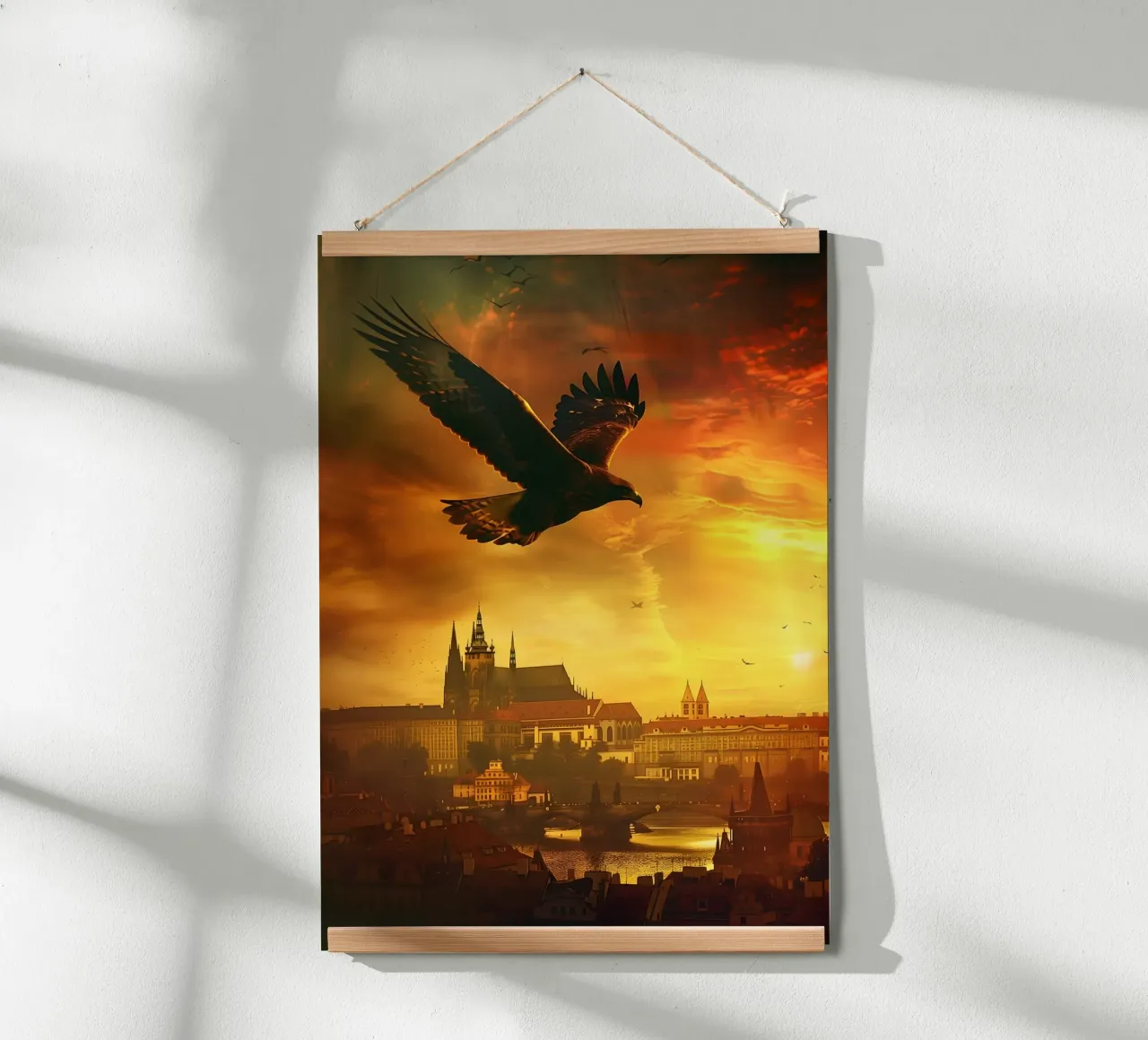 Aquila di Praga arte mistica e fantasy poster da WILD ART
