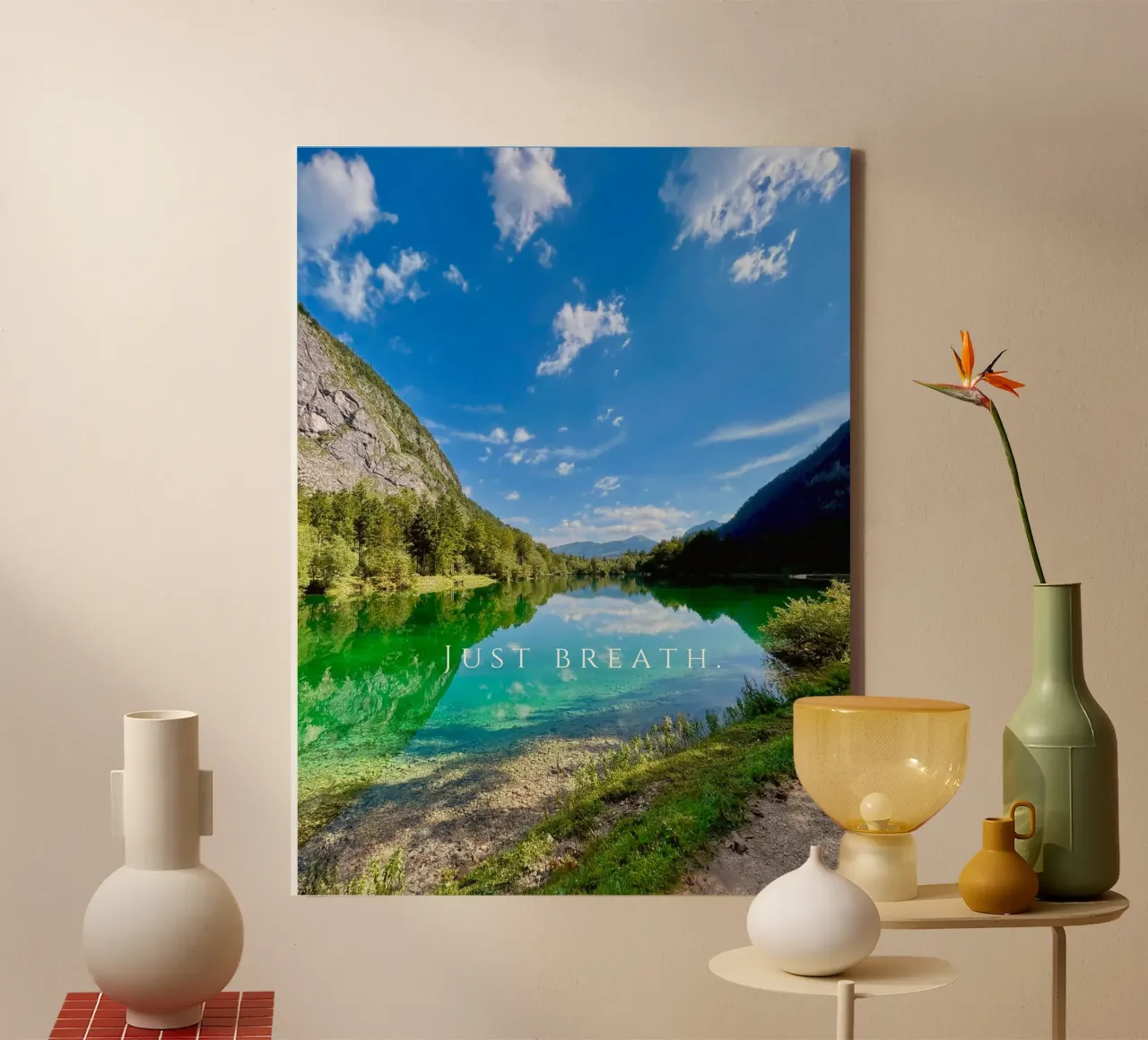 Just breath.  ( Bluntautal Austria ) tela con Cornice a cassetta da Happy 😃 Art 🎨 by Christine Schnoell