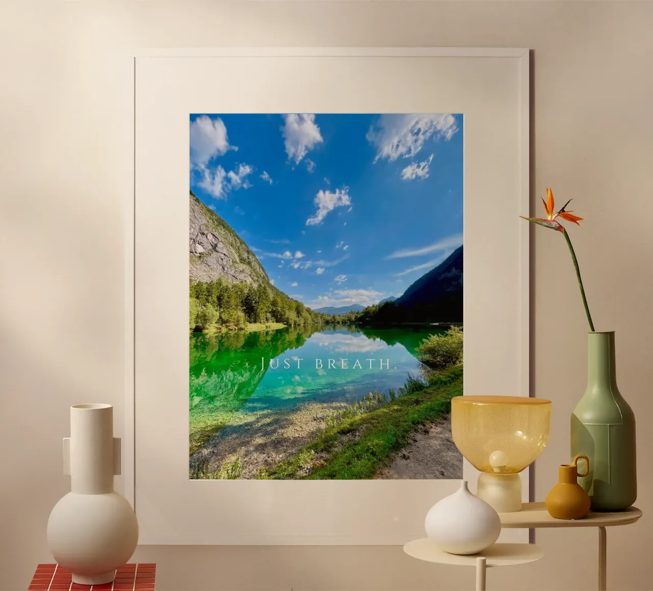 Just breath.  ( Bluntautal Austria ) poster da Happy 😃 Art 🎨 by Christine Schnoell
