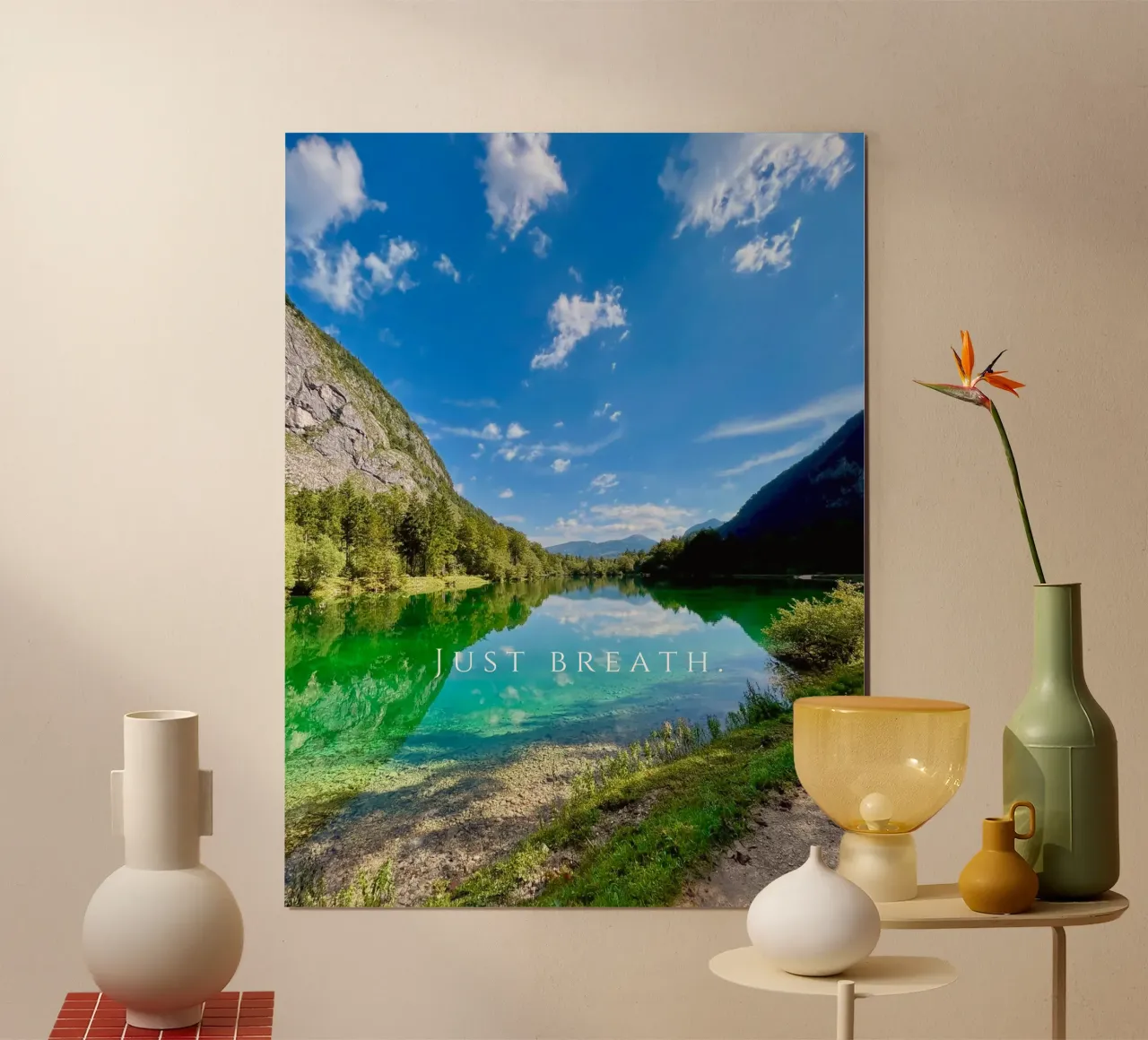 Just breath.  ( Bluntautal Austria ) poster da Happy 😃 Art 🎨 by Christine Schnoell