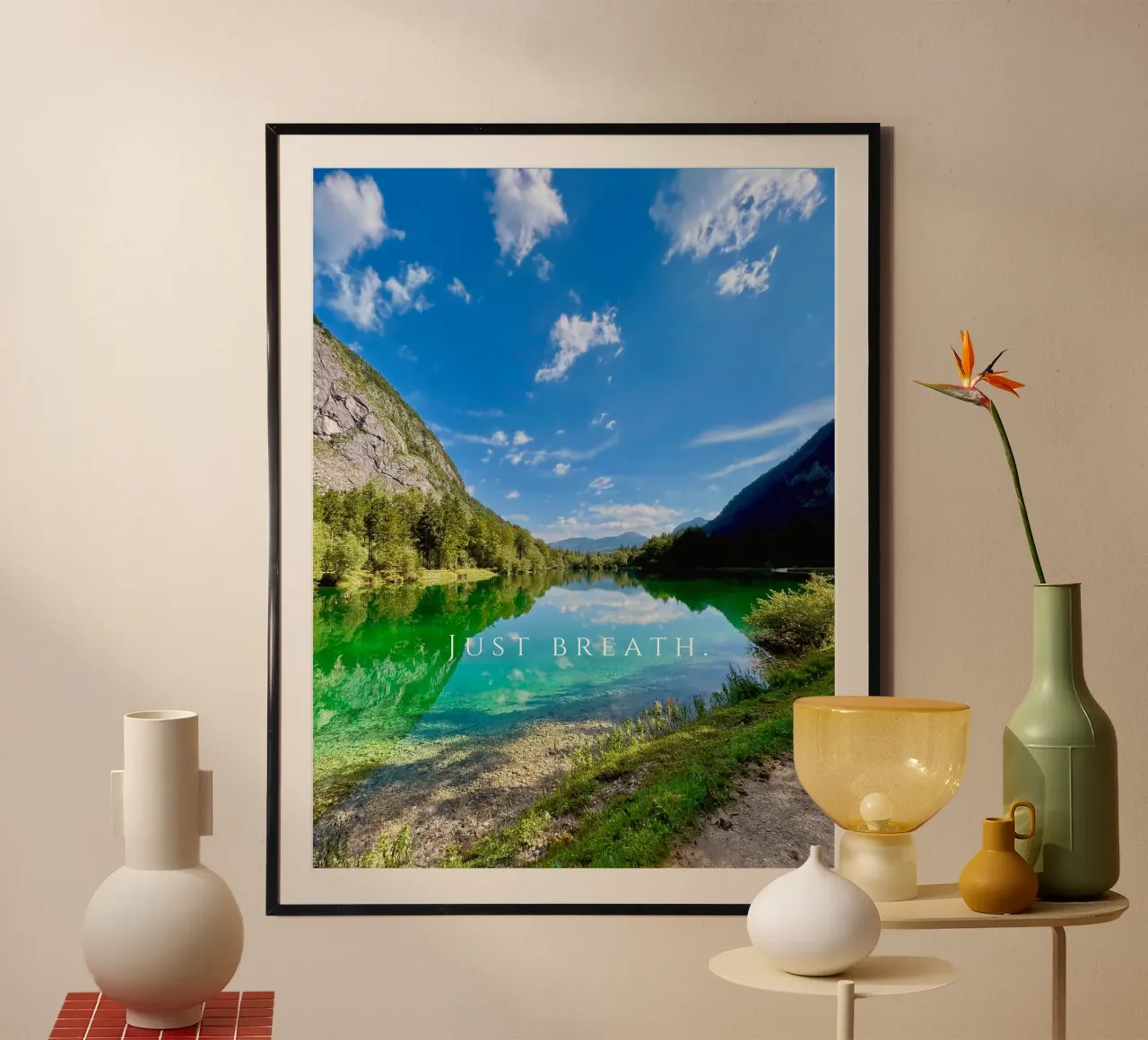 Just breath.  ( Bluntautal Austria ) poster da Happy 😃 Art 🎨 by Christine Schnoell