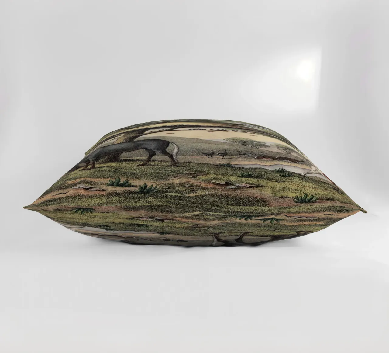 Vintage Kolb 10 Tafel 38 Gnu cuscino da Vintage Print Collection