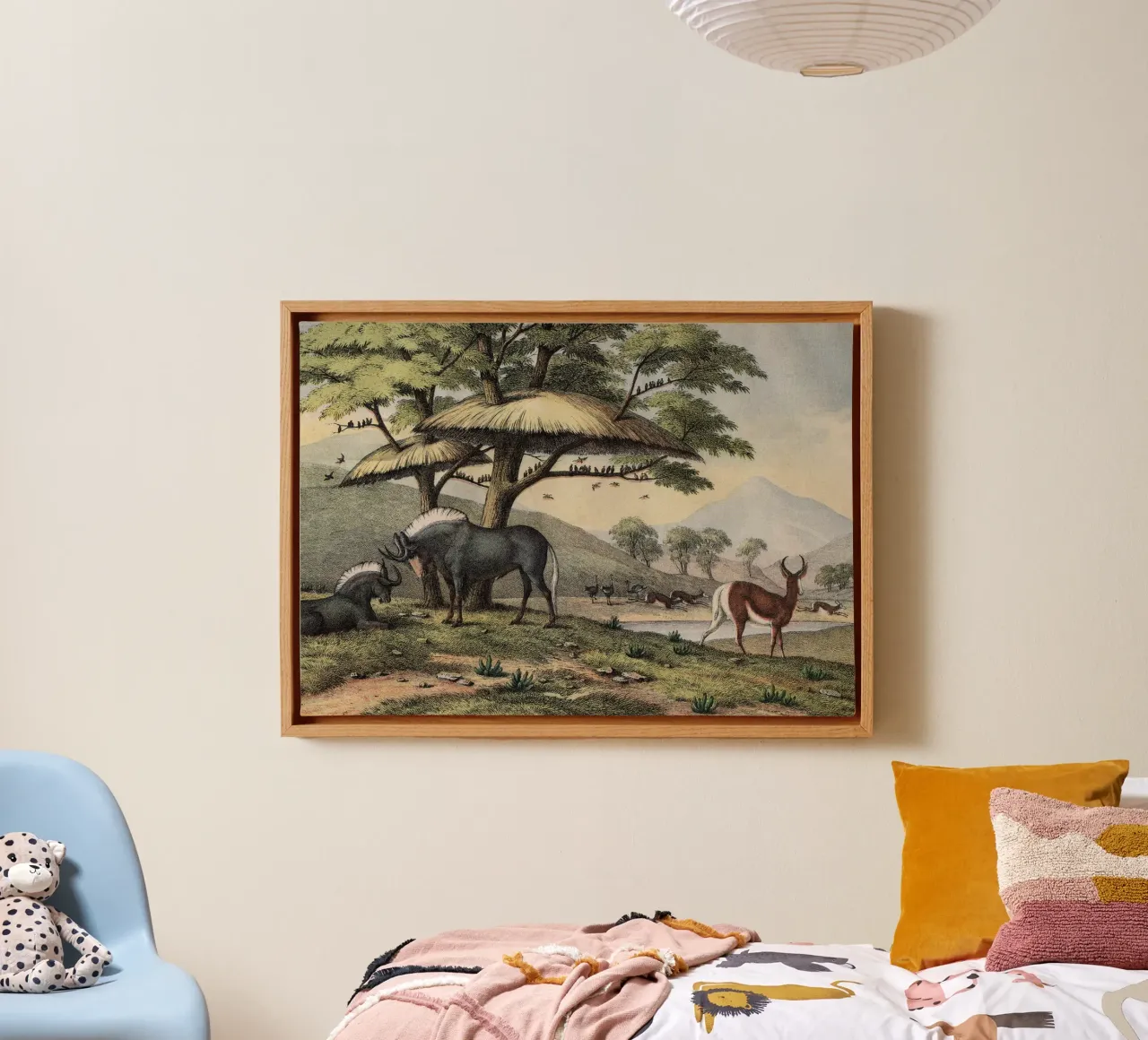 Vintage Kolb 10 Tafel 38 Gnu tela da Vintage Print Collection