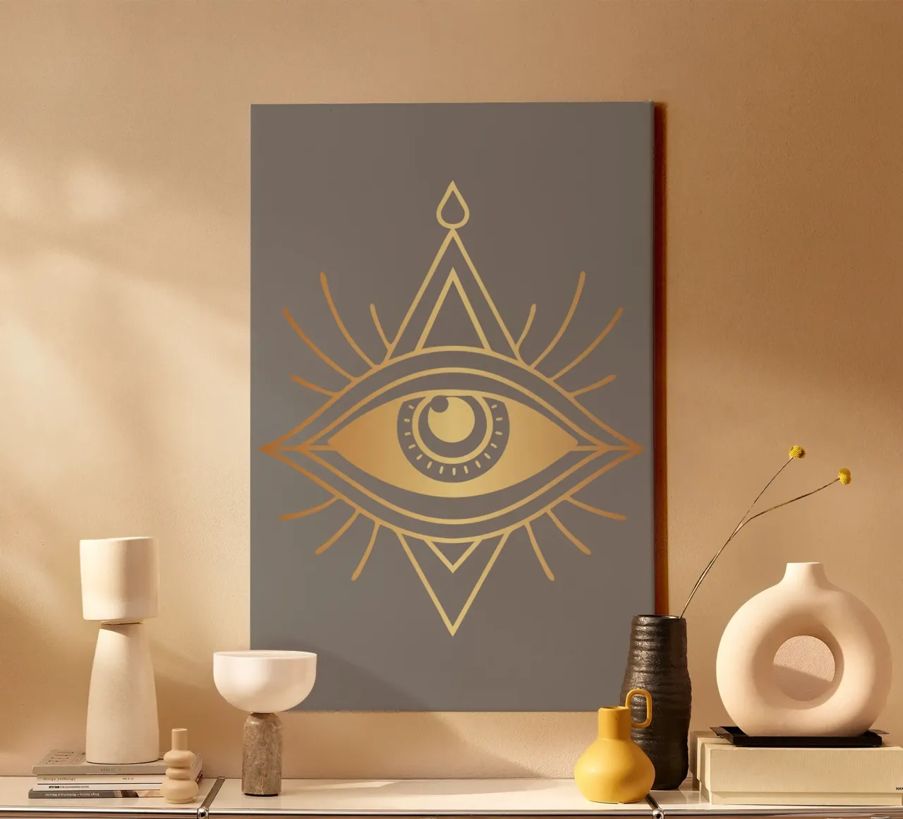 Intuition canvas with Floater frame by AESTHETIC VIBES by Isabel
