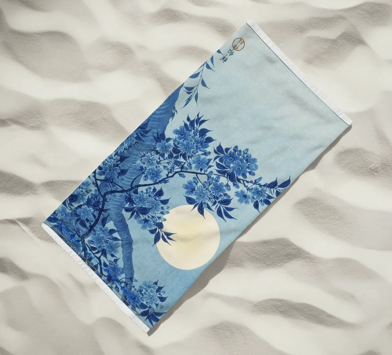 Ciliegio in fiore in una notte di luna (1932 circa) - Ohara Koso telo mare da Jolie Prints