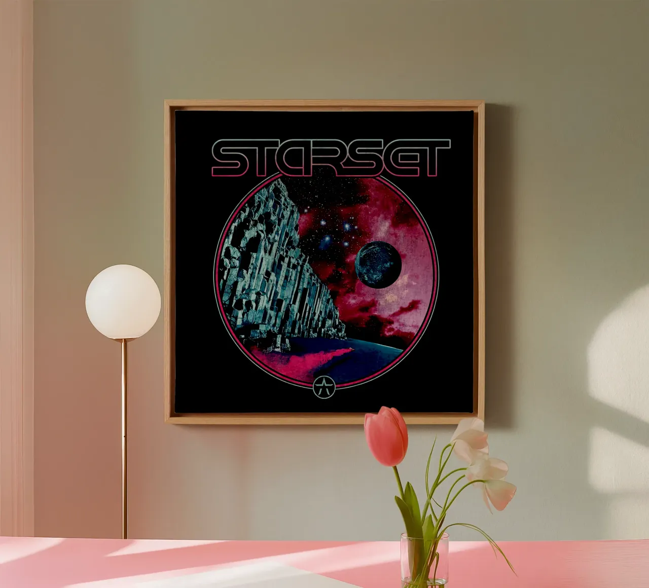 CORSA ALLO SPAZIO DI STARSET tela con Cornice a cassetta da andrea boceli