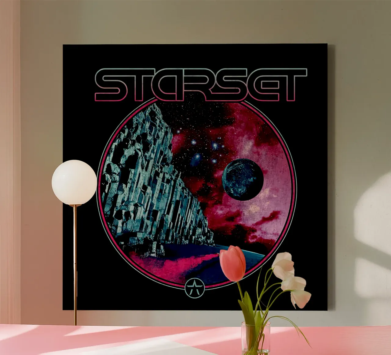 CORSA ALLO SPAZIO DI STARSET tela con Cornice a cassetta da andrea boceli