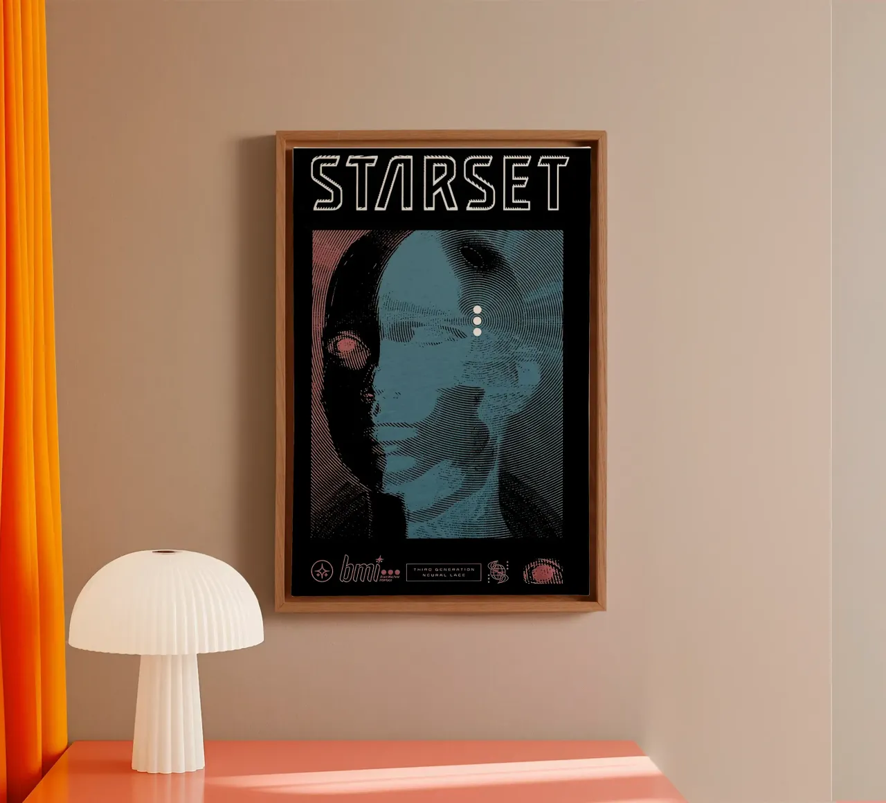 STARSET BMI tela con Cornice a cassetta da andrea boceli