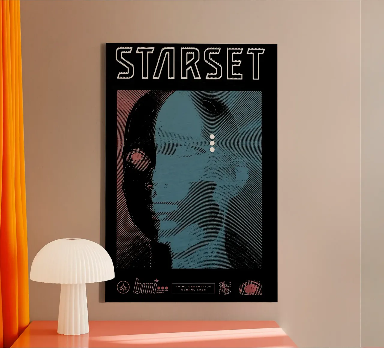 STARSET BMI tela con Cornice a cassetta da andrea boceli