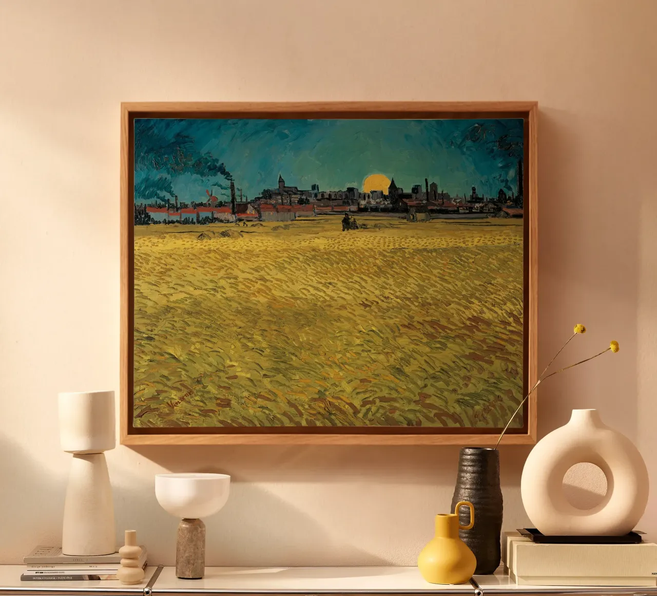 Landscape Van Gogh's tela con Cornice a cassetta da marquardt