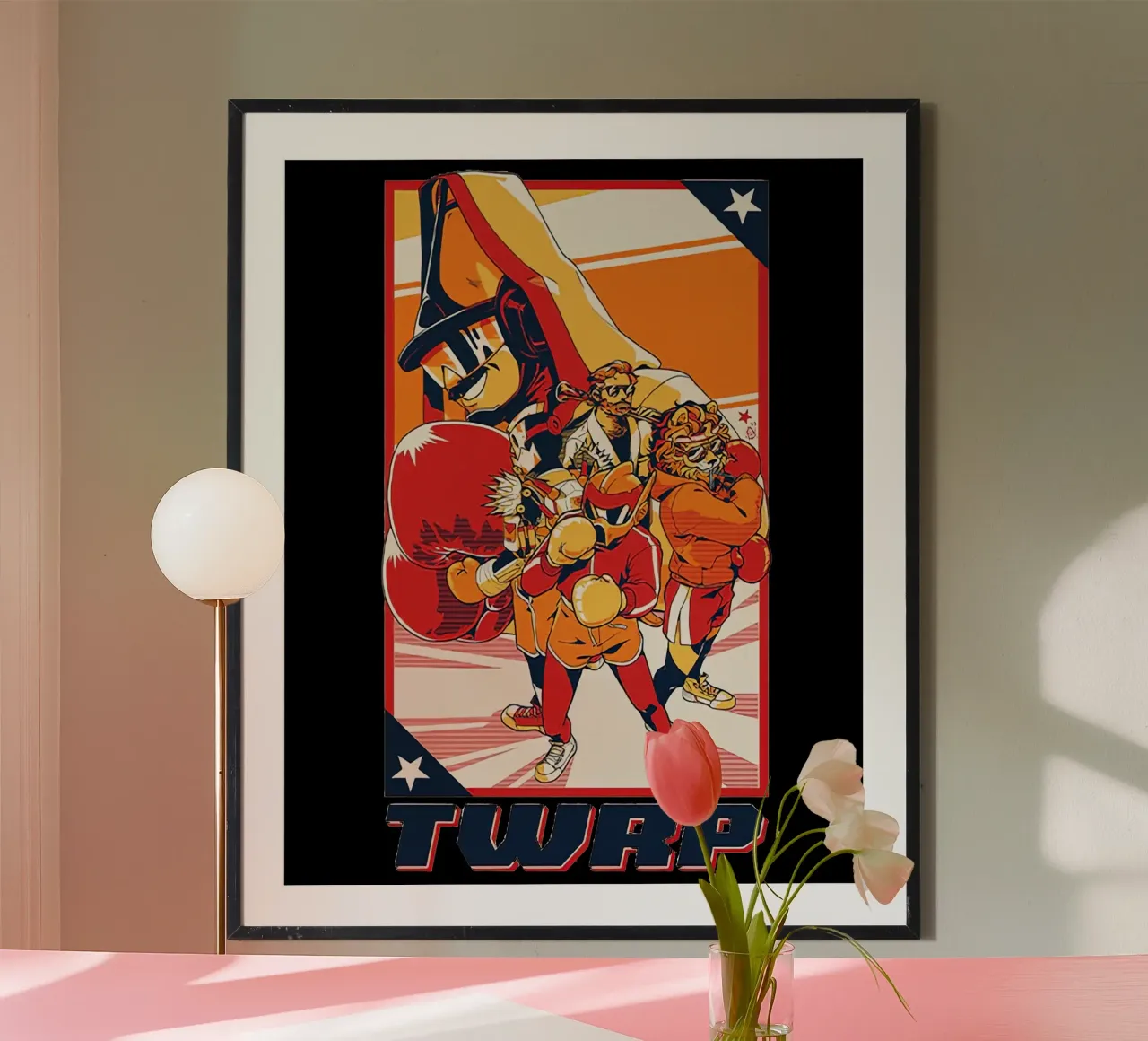 Boxe TWRP poster con telaio in plastica da andrea boceli