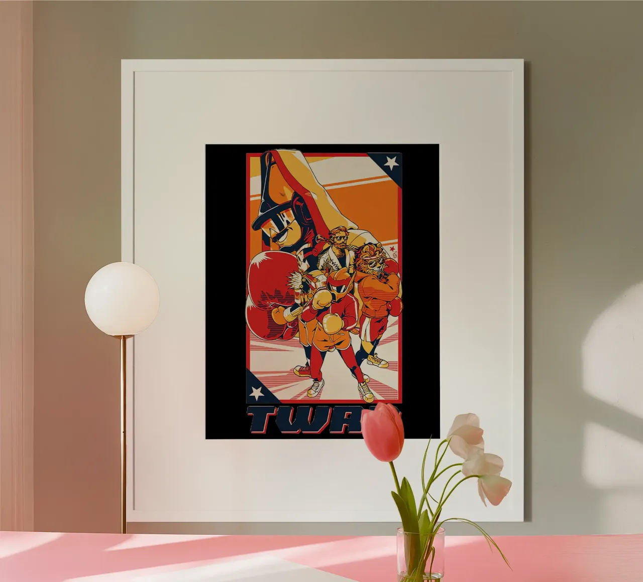 Boxe TWRP poster con telaio in plastica da andrea boceli