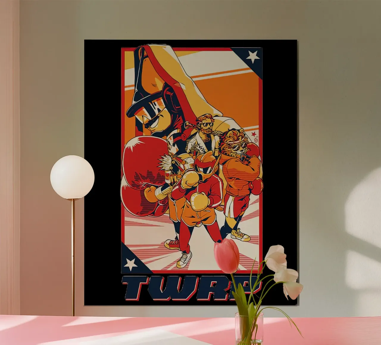 Boxe TWRP poster con telaio in plastica da andrea boceli