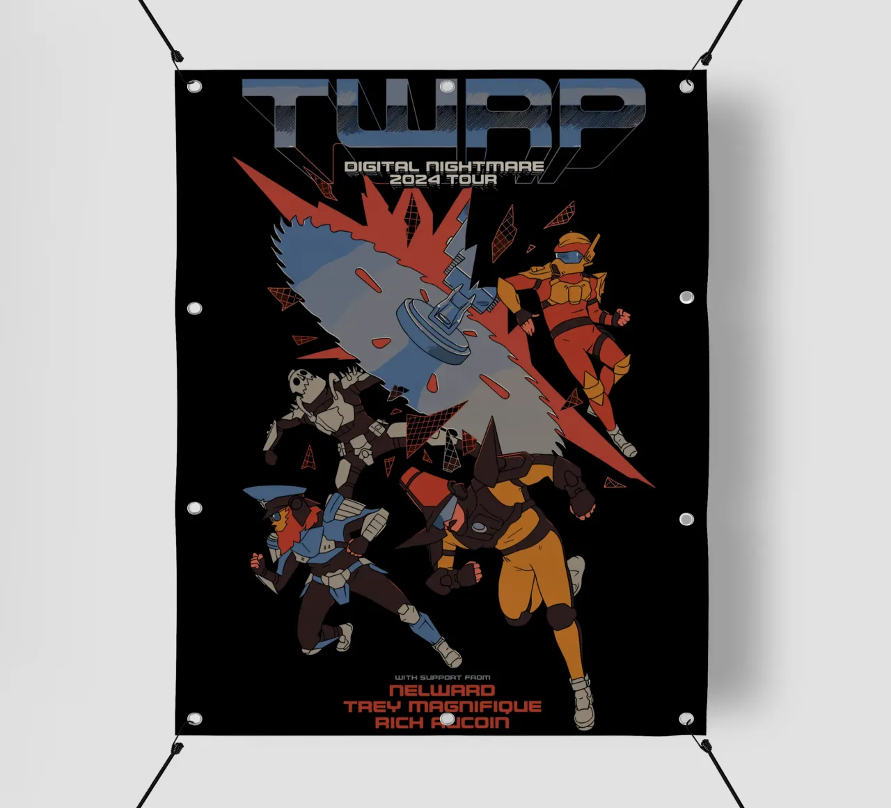 TWRP - Ladybug in uscita su X telo in pvc da andrea boceli