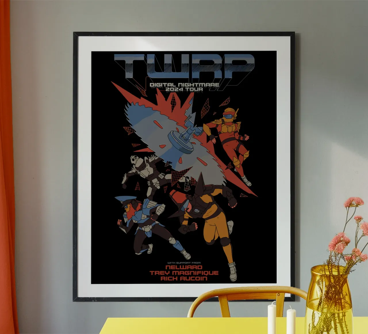 TWRP - Ladybug in uscita su X poster con telaio in plastica da andrea boceli