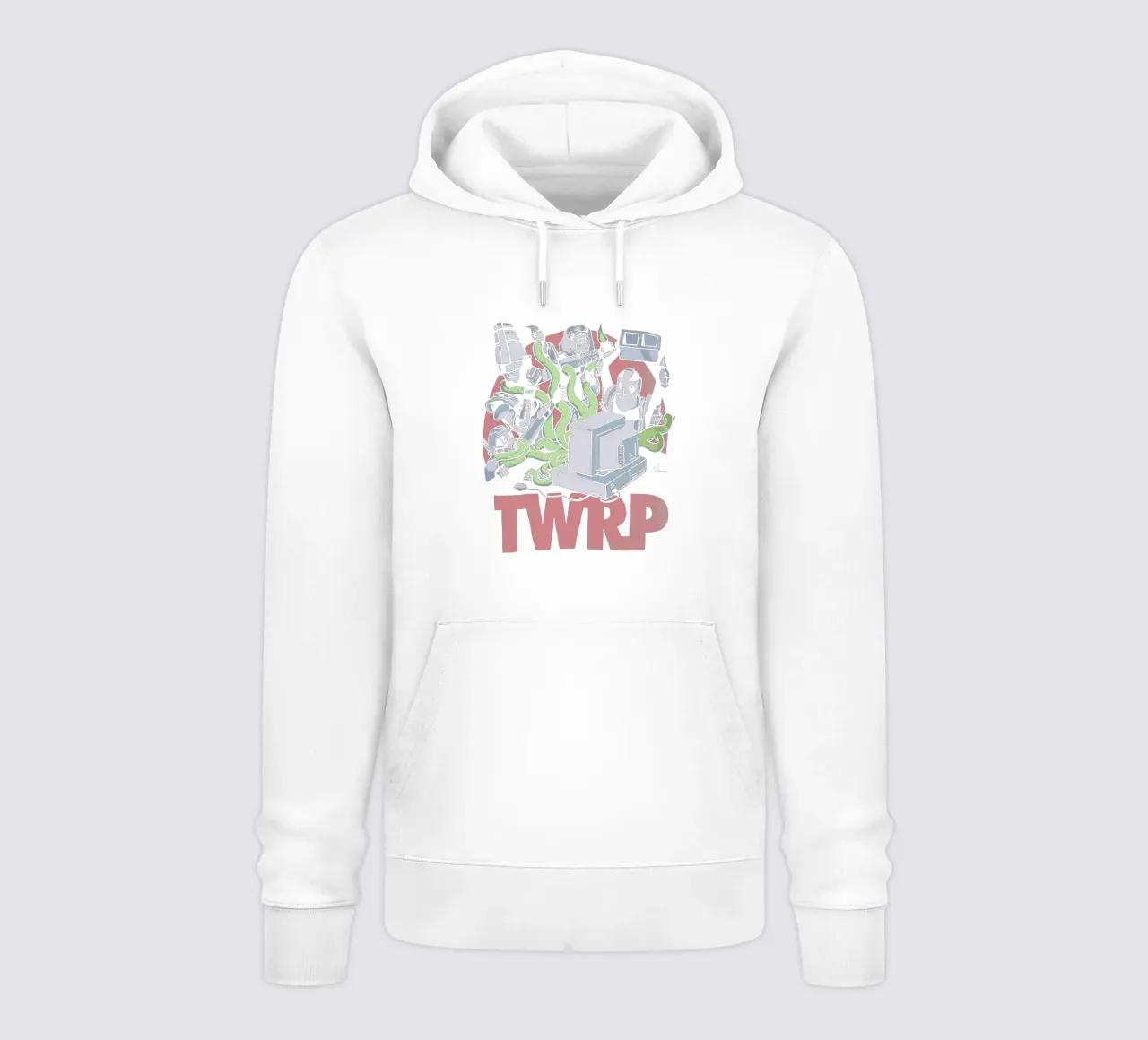 TWRP Y2Kbug felpa con cappuccio da andrea boceli