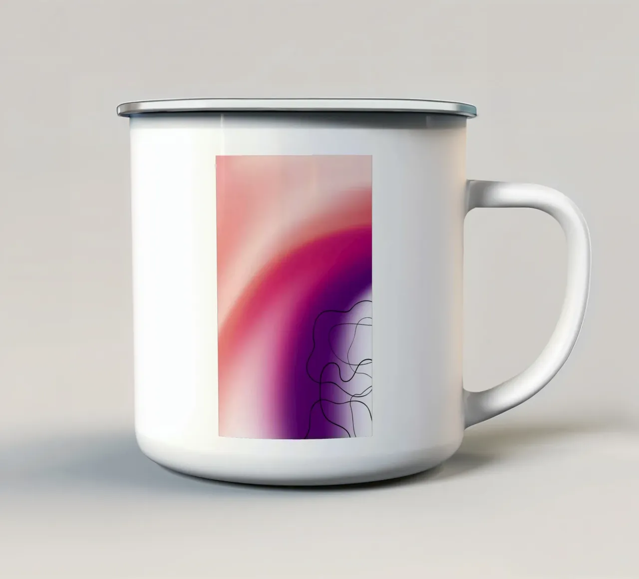 Slowly tazza in smalto da AESTHETIC VIBES by Isabel