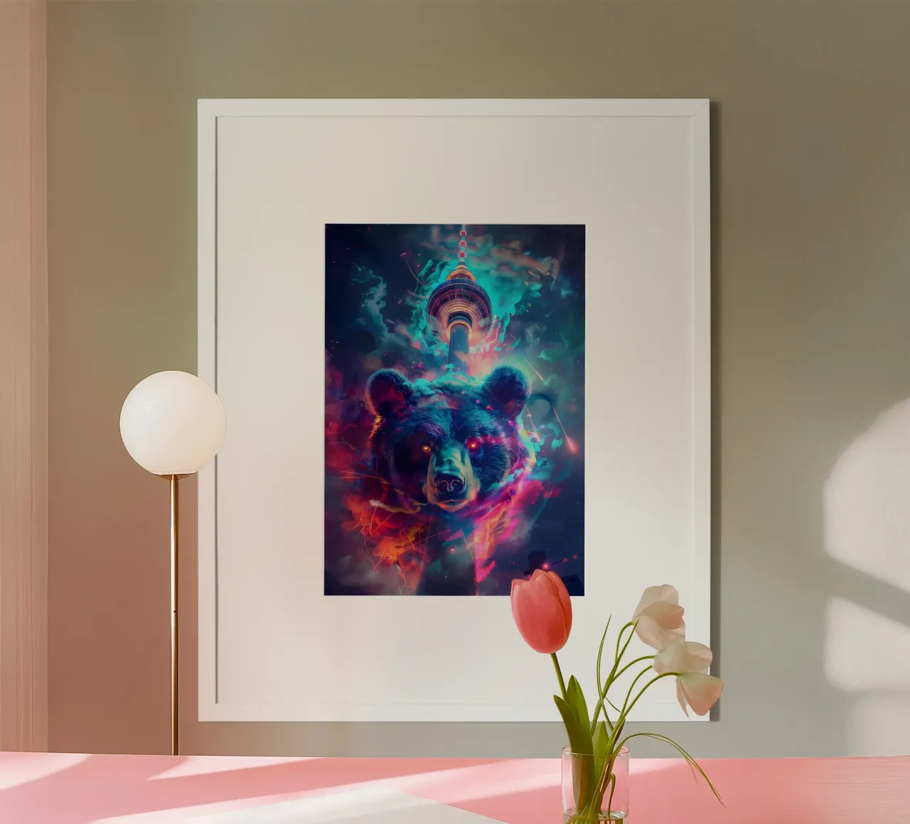 Orso di Berlino arte mistica e fantasy poster da WILD ART