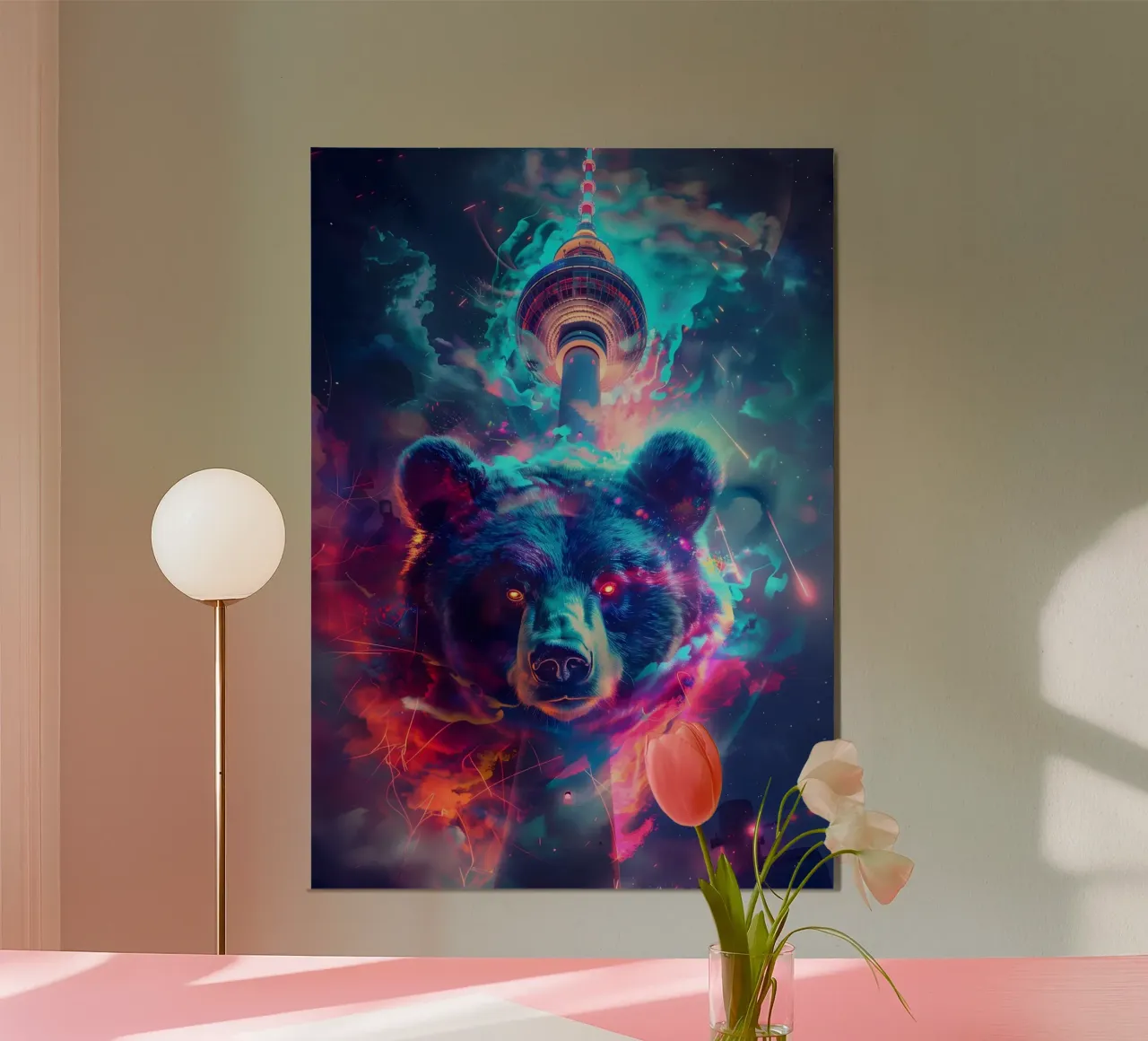 Orso di Berlino arte mistica e fantasy poster da WILD ART