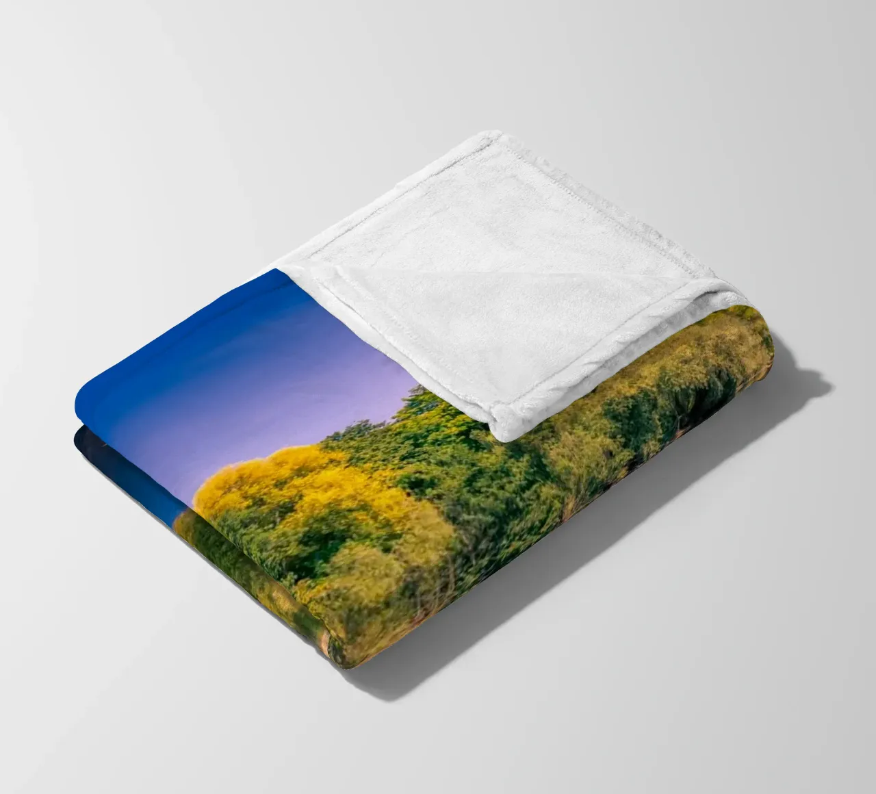 Riflesso di alberi in un piccolo stagno coperta in pile da Marcus Beckert | Fotografie