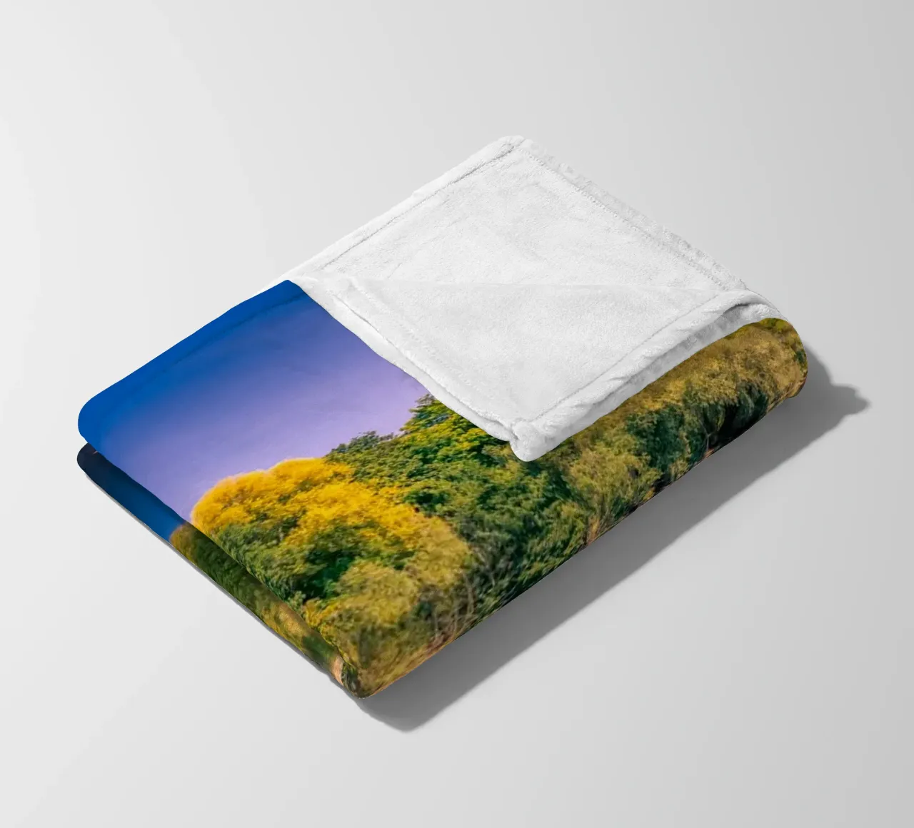 Riflesso di alberi in un piccolo stagno coperta in pile da Marcus Beckert | Fotografie