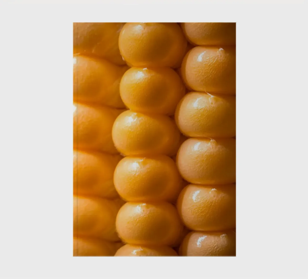 Close-up of a corn cob notebook by Marcus Beckert | Fotografie