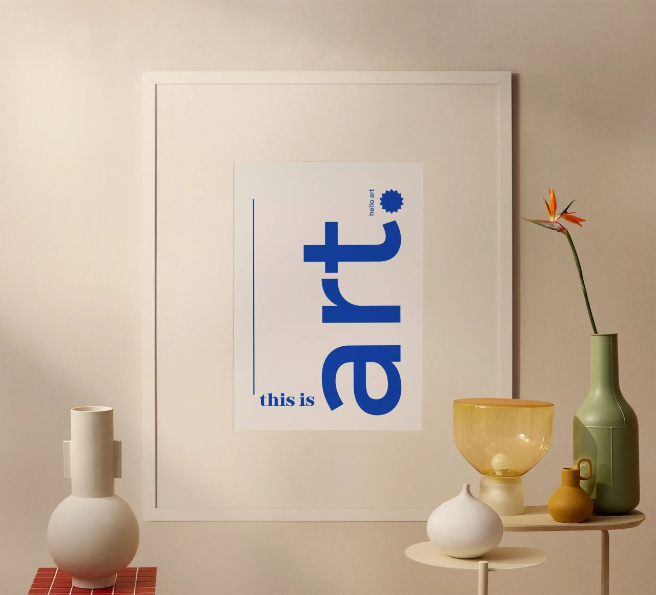 Das ist Kunst (hallo Kunst) Poster von Athene Fritsch