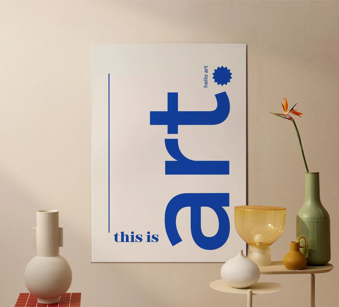 Das ist Kunst (hallo Kunst) Poster von Athene Fritsch