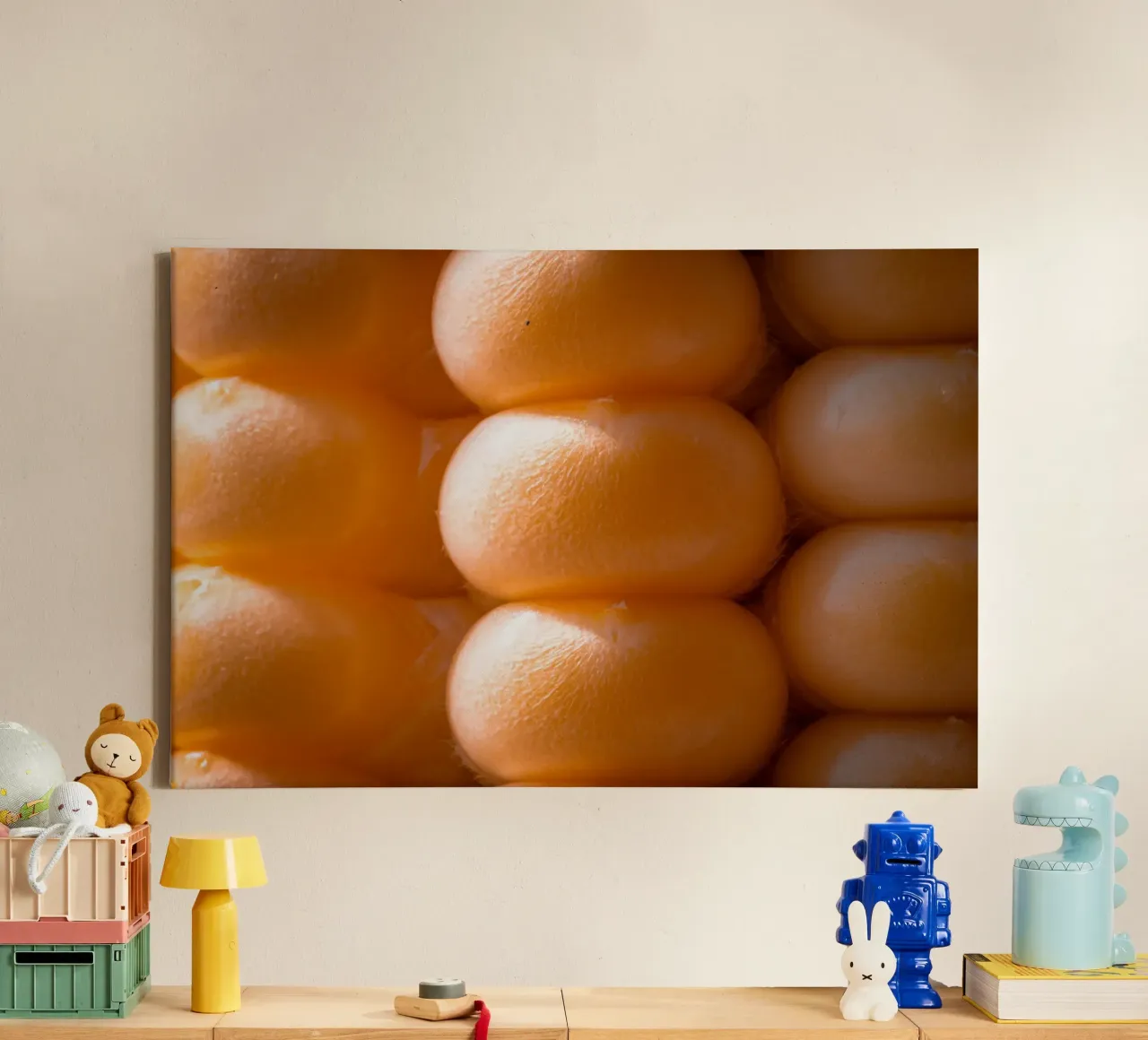 Pannocchie di mais come foto macro tela con Cornice a cassetta da Marcus Beckert | Fotografie