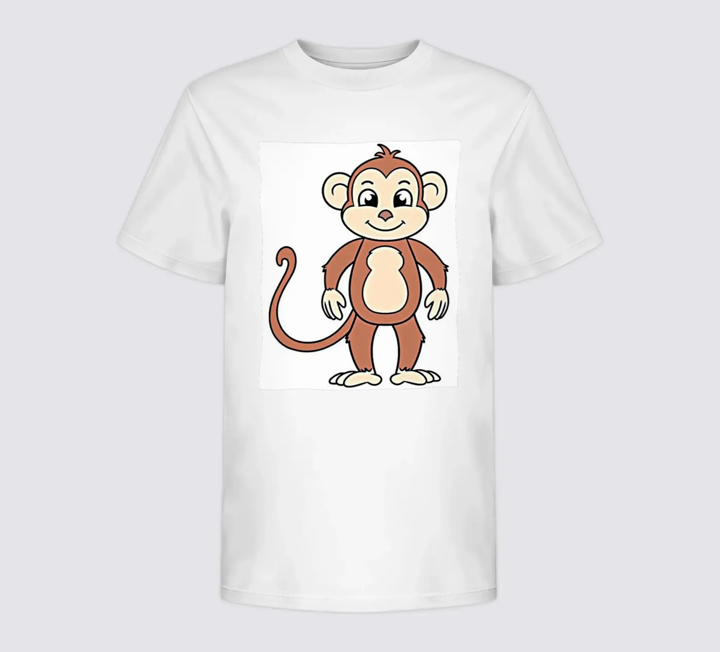 Mischievous monkey t-shirt bambini da Nature's Palette